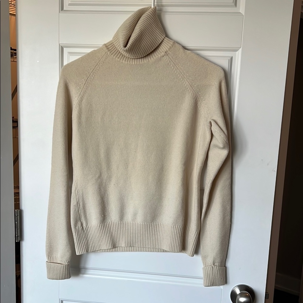 Banana Republic Cream Cowl Neck Sweater